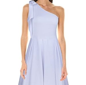 One shoulder casual cocktail dress